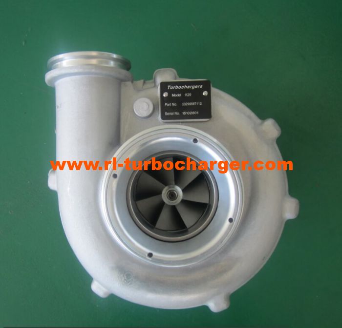 Turbo K29 53299887130, 53299707130, 51.09101-7024, 51091017024 for MAN TRUCK D2866LF Engine